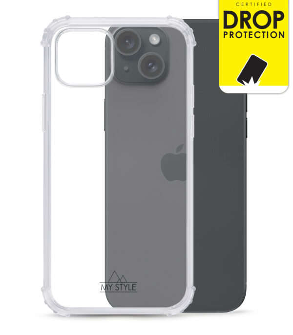 My Style Protective Flex Case For Apple Iphone 15 Plus Clear