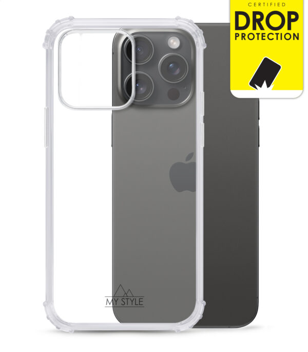 My Style Protective Flex Case For Apple Iphone 15 Pro Max Clear