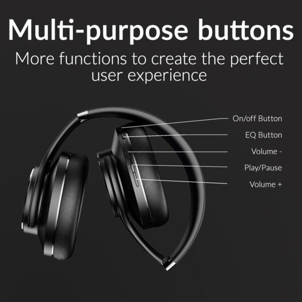 Mobilize Bluetooth Headphone With Speaker Function Black - Afbeelding 7