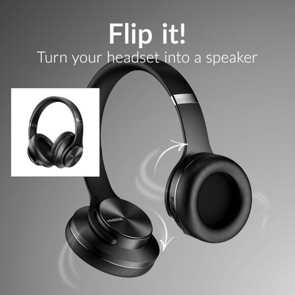 Mobilize Bluetooth Headphone With Speaker Function Black - Afbeelding 8