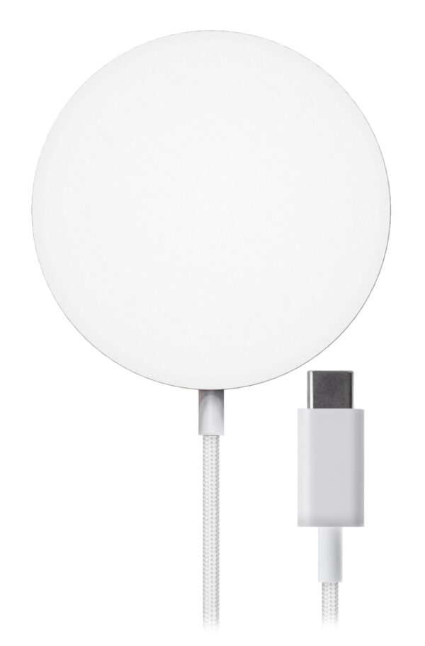 Mobilize Strong Magnetic Wireless Charger Magsafe Compatible 15W White - Acrylic