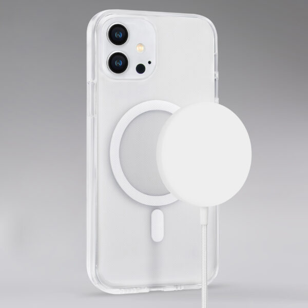Mobilize Strong Magnetic Wireless Charger Magsafe Compatible 15W White - Acrylic - Afbeelding 4