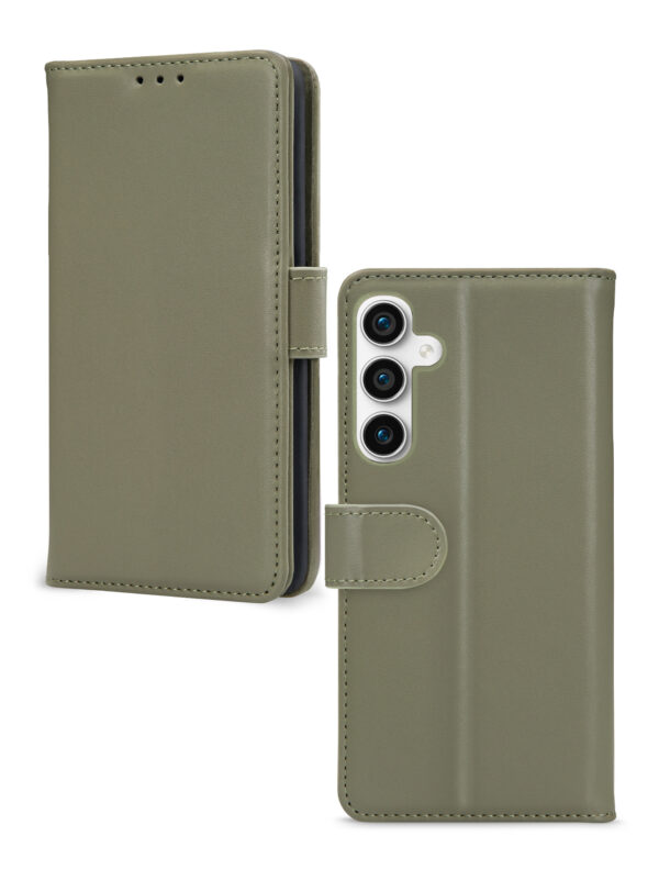 Mobilize Premium Gelly Wallet Book Case Samsung Galaxy S23 Fe 5G Green - Afbeelding 2