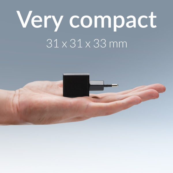 Mobilize Wall Charger Usb-C Gan 30W With Pd/Pps + Usb-C Nylon Cable 1.2M Black - Afbeelding 8