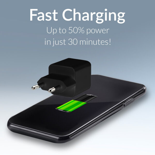 Mobilize Wall Charger Usb-C Gan 30W With Pd/Pps Black - Afbeelding 10