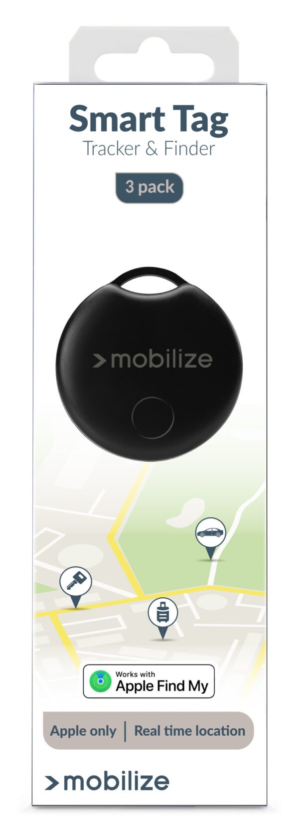 Mobilize Find My Smart Tag Black (3-Pack) - Afbeelding 10