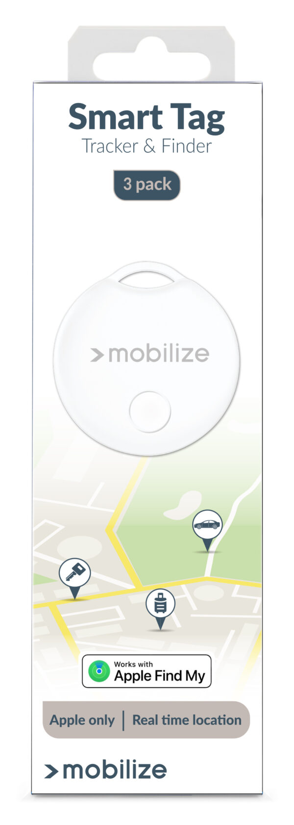 Mobilize Find My Smart Tag White (3-Pack) - Afbeelding 10