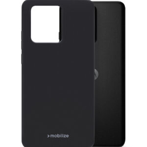Mobilize Rubber Gelly Case Motorola Edge 40 Neo Matt Black