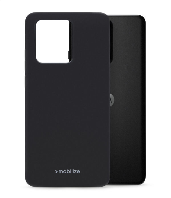 Mobilize Rubber Gelly Case Motorola Edge 40 Neo Matt Black