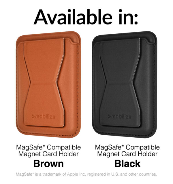 Mobilize Magsafe Compatible Magnet Card Holder Black - Afbeelding 4