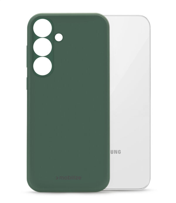 Mobilize Rubber Gelly Case Samsung Galaxy S24+ 5G Matt Green