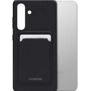 Mobilize Rubber Gelly Card Case Samsung Galaxy S24 5G/S25 5G Matt Black
