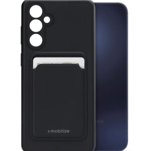 Mobilize Rubber Gelly Card Case Samsung Galaxy A15 4G/5G Matt Black