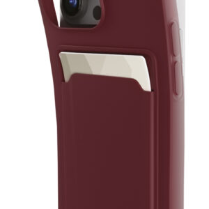 Mobilize Rubber Gelly Card Case Samsung Galaxy S24 5G Matt Bordeaux