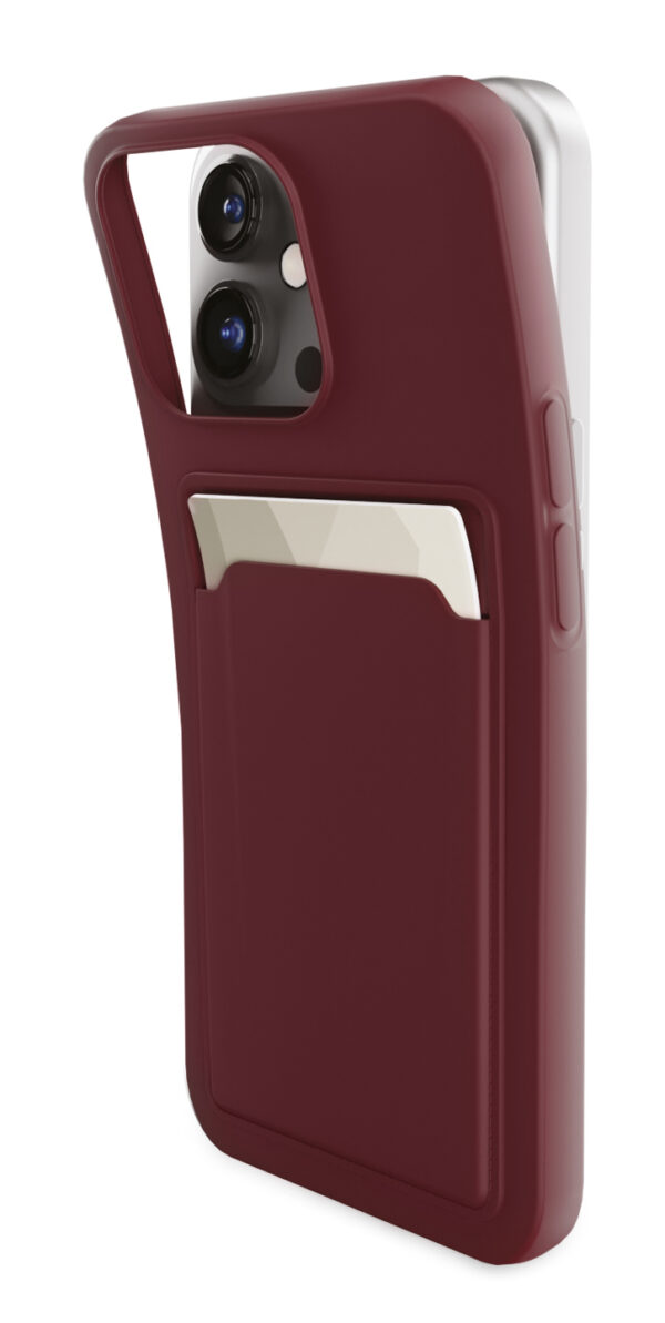 Mobilize Rubber Gelly Card Case Samsung Galaxy S24 5G Matt Bordeaux