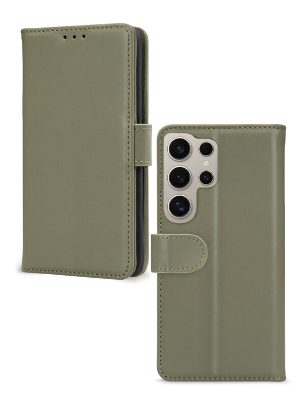 Mobilize Premium Gelly Wallet Book Case Samsung Galaxy S24 Ultra 5G Green - Afbeelding 2