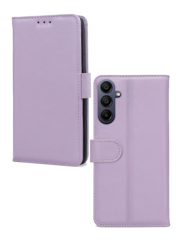 Mobilize Premium Gelly Wallet Book Case Samsung Galaxy A15 4G/5G Purple - Afbeelding 2
