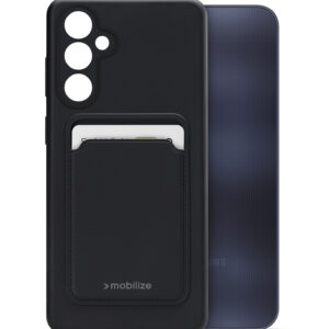 Mobilize Rubber Gelly Card Case Samsung Galaxy A25 5G Matt Black