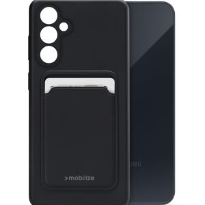 Mobilize Rubber Gelly Card Case Samsung Galaxy A35 5G Matt Black