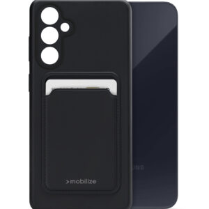 Mobilize Rubber Gelly Card Case Samsung Galaxy A55 5G Matt Black