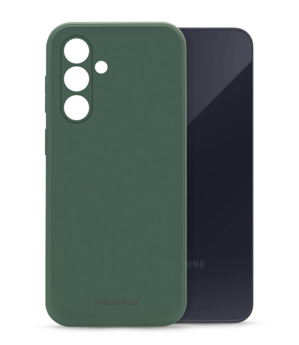 Mobilize Rubber Gelly Case Samsung Galaxy A55 5G Matt Green