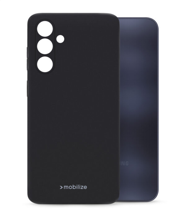 Mobilize Rubber Gelly Case Samsung Galaxy A25 5G Matt Black