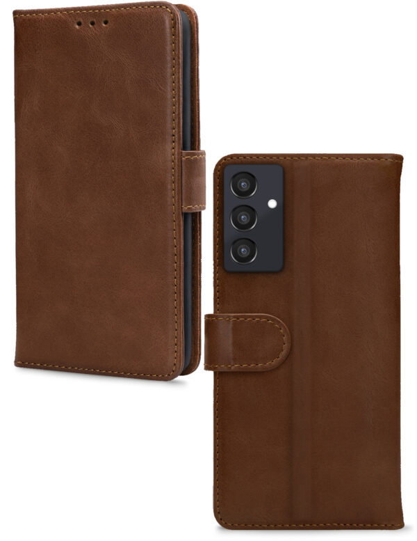 Mobilize Leather Wallet Samsung Galaxy A25 5G Brown - Afbeelding 2
