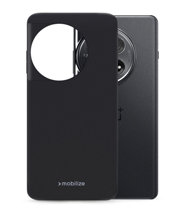 Mobilize Rubber Gelly Case Oneplus 12 Matt Black
