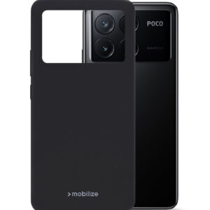 Mobilize Rubber Gelly Case Xiaomi Poco X6 Pro 5G Matt Black