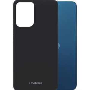 Mobilize Rubber Gelly Case Motorola Moto G34 Matt Black