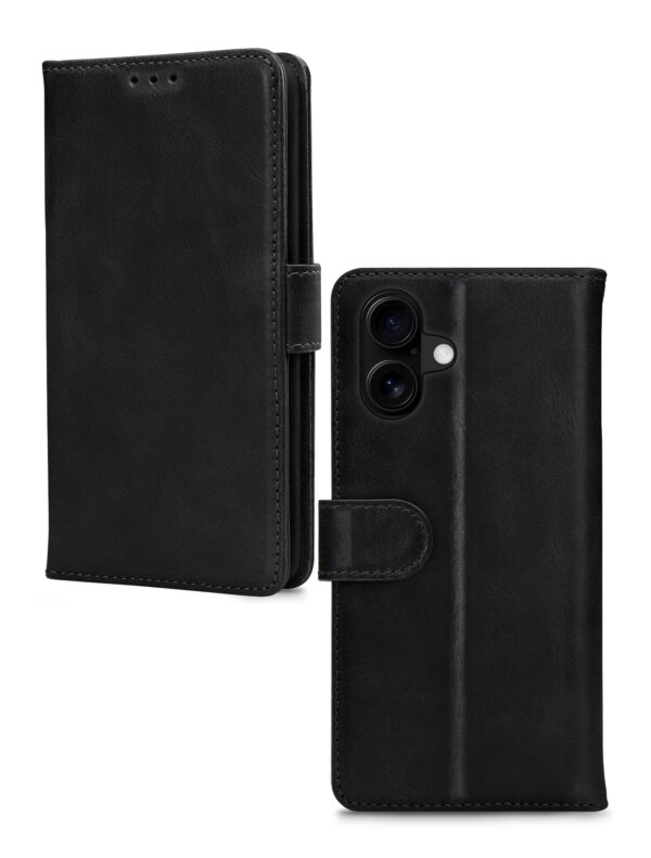 Mobilize Premium Gelly Wallet Book Case Apple Iphone 16 Plus Black - Afbeelding 2