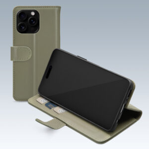 Mobilize Premium Gelly Wallet Book Case Apple Iphone 16 Pro Green