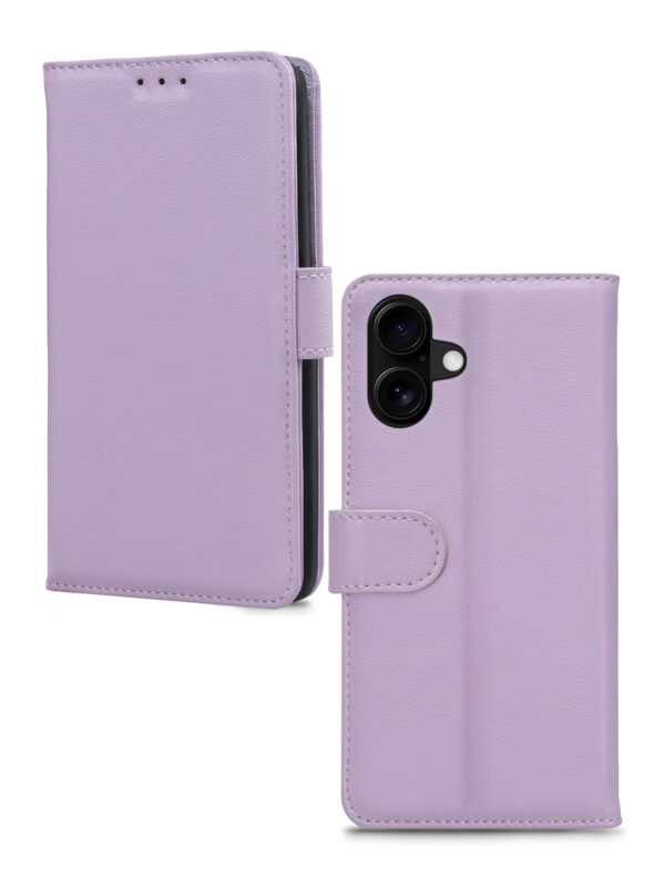 Mobilize Premium Gelly Wallet Book Case Apple Iphone 16 Plus Purple - Afbeelding 3