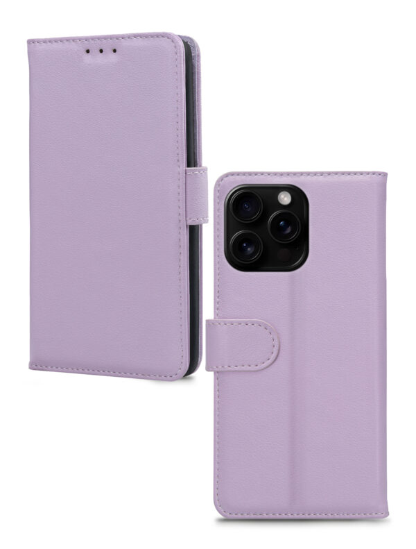 Mobilize Premium Gelly Wallet Book Case Apple Iphone 16 Pro Max Purple - Afbeelding 3