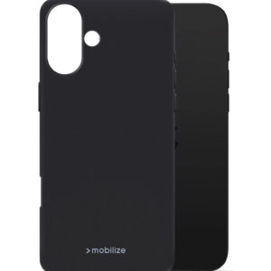Mobilize Rubber Gelly Case Apple Iphone 16 Plus Matt Black