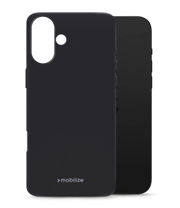 Mobilize Rubber Gelly Case Apple Iphone 16 Plus Matt Black