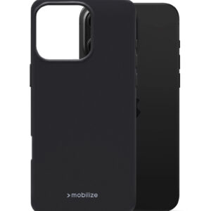 Mobilize Rubber Gelly Case Apple Iphone 16 Pro Max Matt Black
