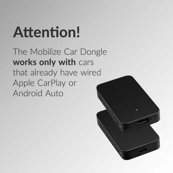 Mobilize Adapter For Wireless Apple Carplay/Android Auto Black - Afbeelding 6