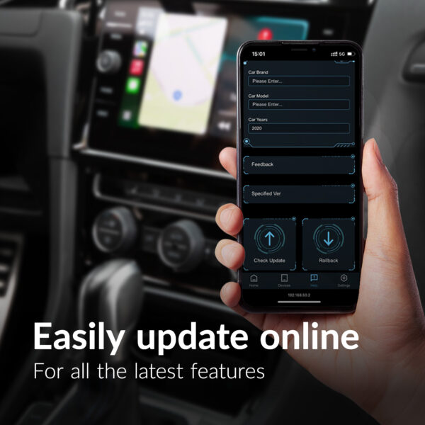 Mobilize Adapter For Wireless Apple Carplay/Android Auto Black - Afbeelding 7
