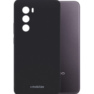 Mobilize Rubber Gelly Case Oppo Reno12 Matt Black