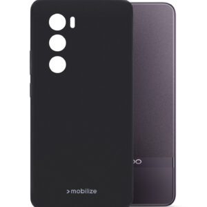 Mobilize Rubber Gelly Case Oppo Reno12 Pro Matt Black