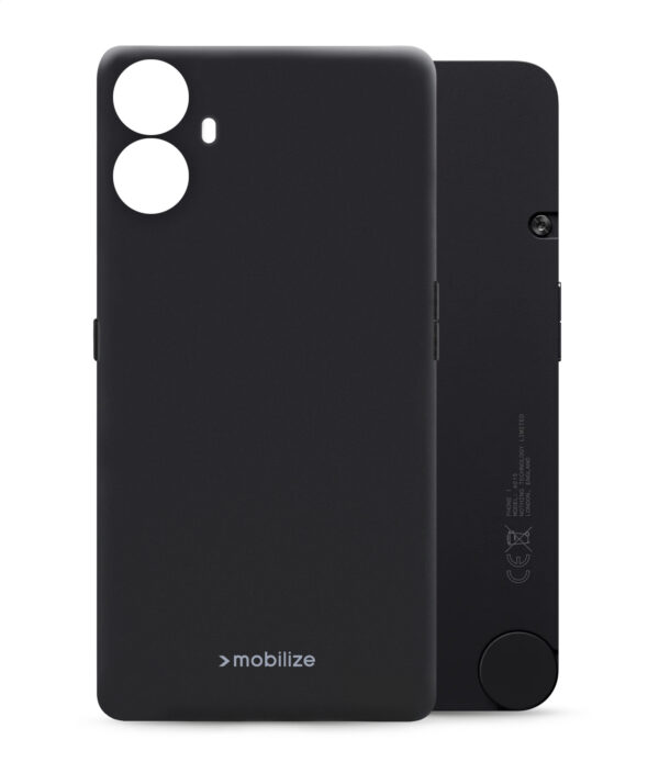 Mobilize Rubber Gelly Case Nothing Cmf Phone 1 Matt Black