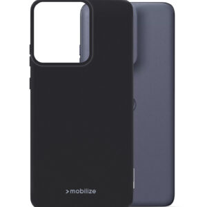 Mobilize Rubber Gelly Case Motorola Edge 50 Neo Matt Black
