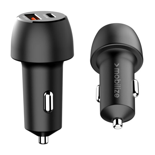 Mobilize Car Charger Usb + Usb-C 48W With Pd/Pps And Qc Black - Afbeelding 6