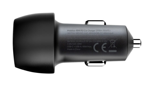 Mobilize Car Charger Usb + Usb-C 48W With Pd/Pps And Qc Black - Afbeelding 7