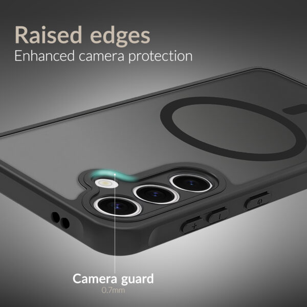Mobilize Magsafe Compatible Hybrid Case Samsung Galaxy S24 Fe Black - Afbeelding 5