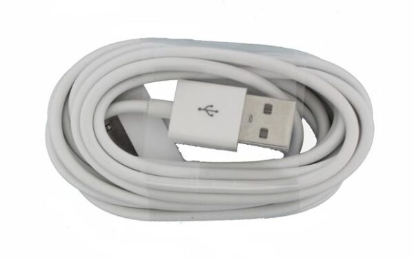 Xccess Data Cable Apple Iphone 3G(S)/4/Ipad 2 2M. White Bulk
