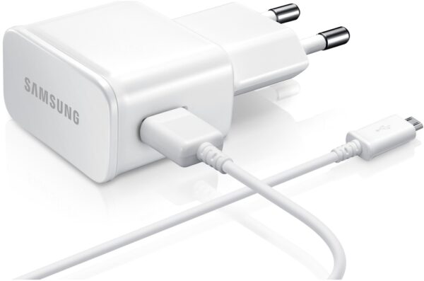 Samsung Eta-U90Ewe Samsung Travel Charger Incl. Micro Usb Cable 2.0A White Bulk