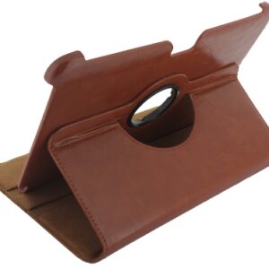Xccess Deluxe Rotating Case Samsung Galaxy Note 10.1 N8000 Cognac