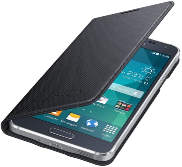 Samsung Ef-Fg850Bbegww Samsung Flip Cover Galaxy Alpha Black - Afbeelding 3